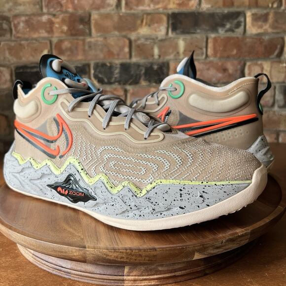 Nike Air Zoom G.T. Run Mowabb Men's 12.5 Desert Ore Crimson Sneakers Shoes - Picture 2 of 16